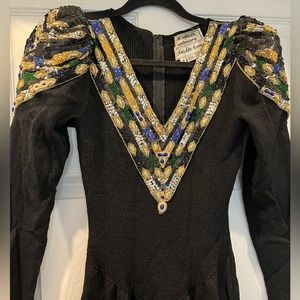 Vintage black dress Saks Fifth Avenue - Pat Sandler for Wellmore